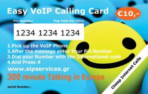 Pre Pay VoIP Calling Card